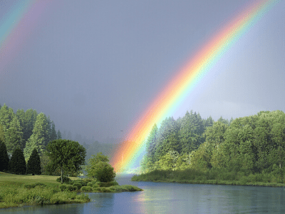 Rainbow and Preston river